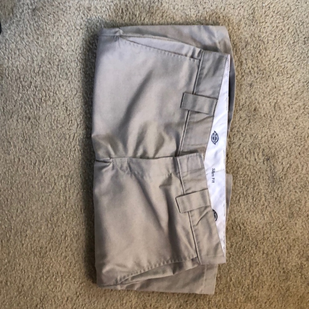 Khaki work shorts